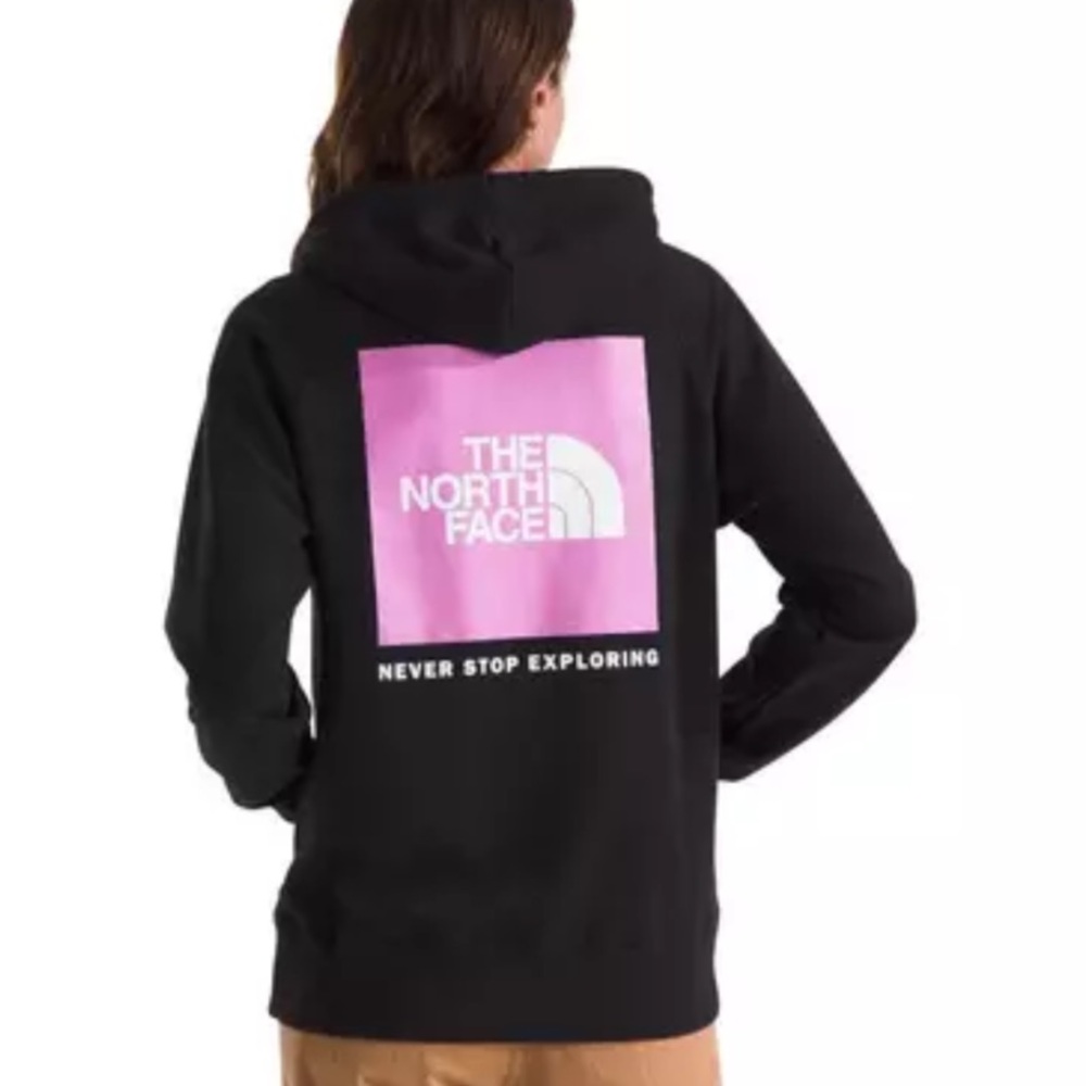 The North Face Box NSE Black Pullover Hoodie Women’s Small | TNF Logo Sweatshirt - Picture 8 of 8